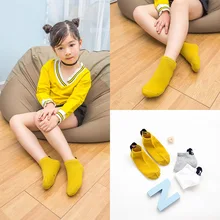 Детские сетчатые носки новые стильные носки для мальчиков и девочек, для больших детей, для маленьких детей, без шоу короткие носки детские носки