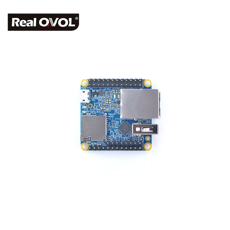  RealQvol FriendlyARM NanoPi NEO2 es 64bit corteza A53 Placa de desarrollo más rápido que Raspberry 