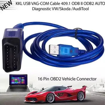 

Car USB Vag-Com Interface Cable KKL VAG-COM 409.1 OBD2 II OBD Diagnostic Scanner Auto Cable USB Vag-Com interface cable r25