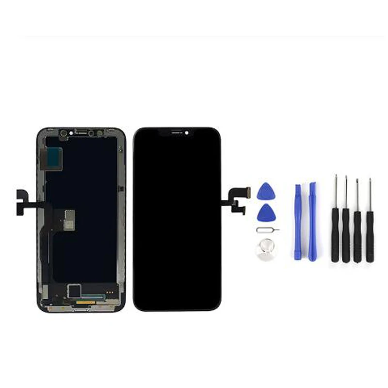 ЖК-экран для Iphone x ЖК-дисплей Oled сенсорный экран в сборе запасные части инструменты тест 5,8 дюйма Качество телефона