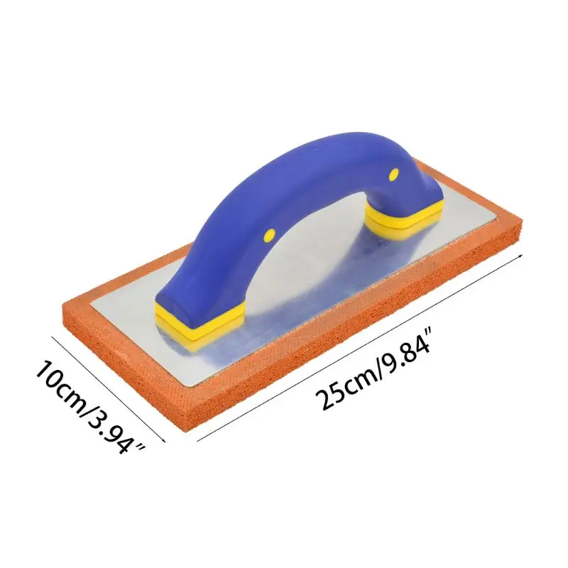 Rubber Skimming Trowel Scraper Handheld Foaming Plastering Concrete Spatula Tool B85C | Инструменты