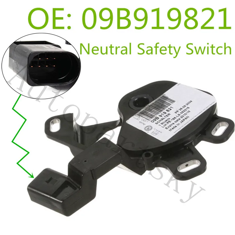 

Original Remanufactured for Volkswagen for Audi Multifunction Switch Neutral Safety Switch 09B919821 09B-919-821 09B 919 821
