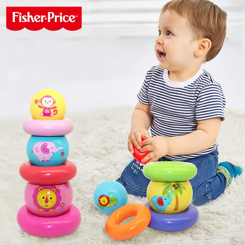

FISHER-PRICE Ball Rainbow Folding Ball Jenga Hand Ball Infant Ball Toy Ball 6-12 Month Baby Toy