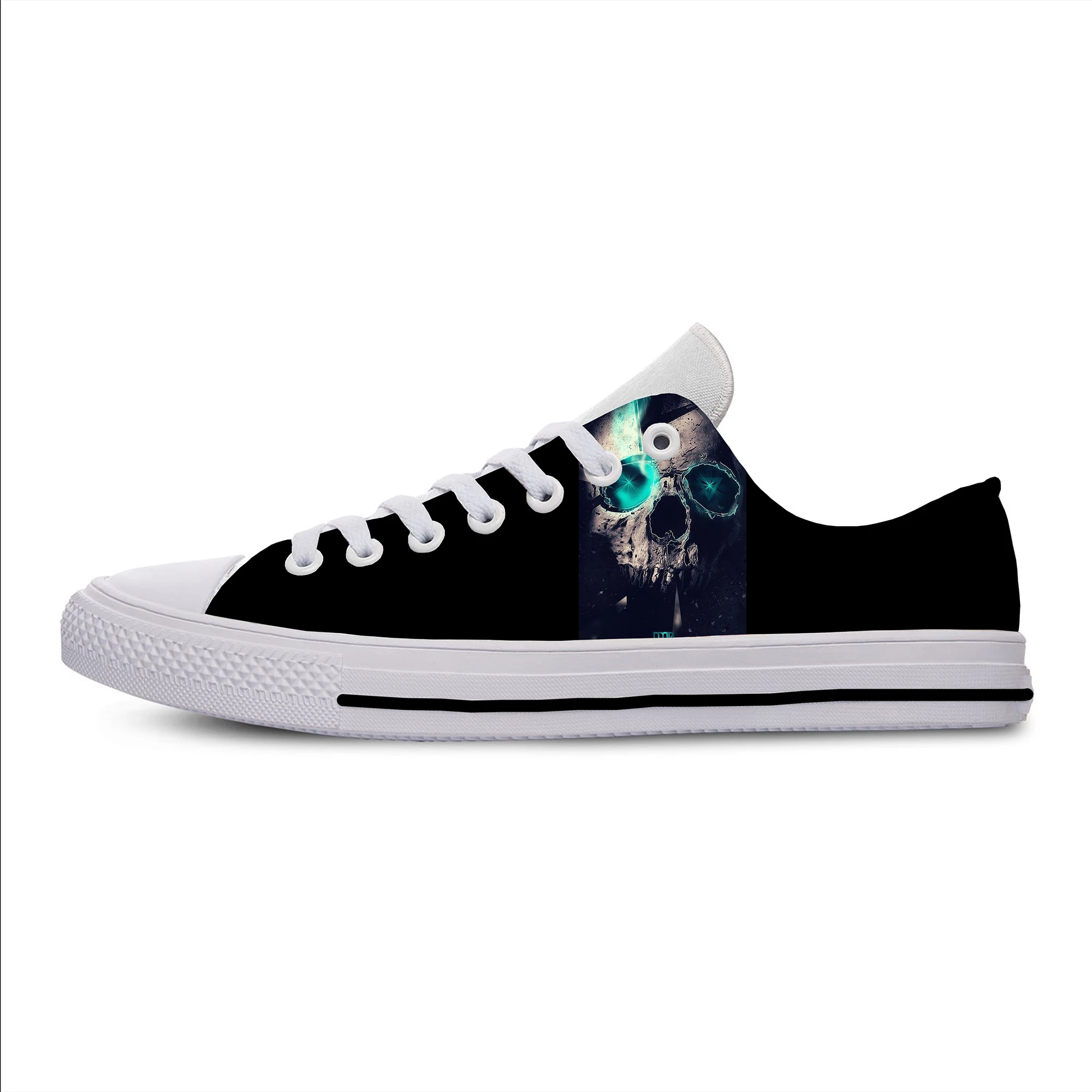 cheap 2019 3D Skull Men Women Spring Summer Autumn Winter Quality Hip Hop Sneakers Casual Shoes