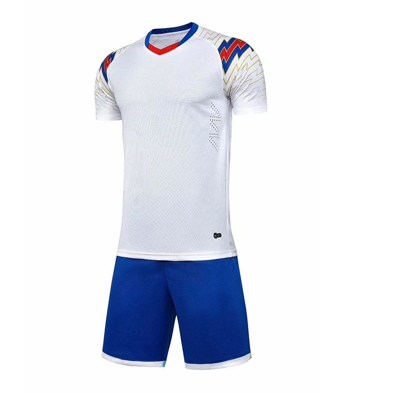 men short sleeve red soccer jersey set pink adult football uniform boy white kids soccer shirt name DIY number