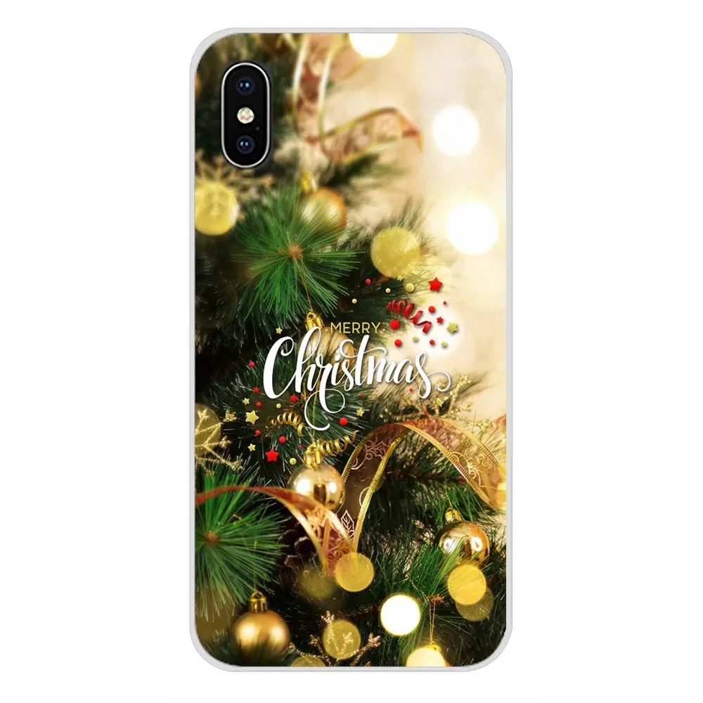 Новогодняя новогодняя елка для Xiao mi 4 mi 5 mi 5s mi 6 mi A1 A2 5X6X8 9 Lite SE Pro mi Max Mix 2 3 2S силиконовый чехол - Цвет: images 1