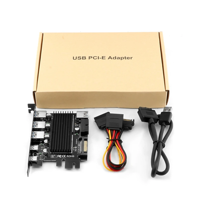 USB 3 0 Тип C PCI E плата расширения 5 портов адаптер внешний контроллер Экспресс 19Pin