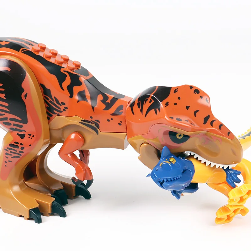 Oenux Новый с динозавром Мир Юрского периода строительный блок трицератоп T Rex в