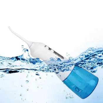 

Oral Irrigator Dental Water Jet Tooth Care 3 Modes IPX7 Waterproof USB Rechargeable 120s Tooth SPA Cleaner Water Flosser 300ML