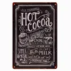 Hot Cocoa Sweet Tea Time Vintage Metal Tin Signs Cooking Wall Art Painting Bar Pub Cafe Kitchen Decor Cocktail Retro Plaque N297 ► Photo 2/6