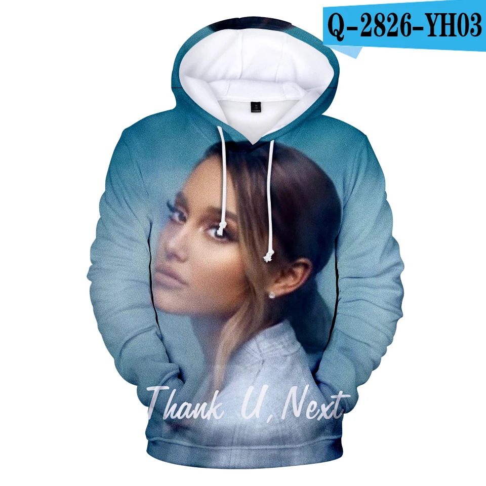 3D Хит, Хит, Ariana Grande, 3D толстовки, для женщин/мужчин, пуловеры, большие размеры, уличная одежда для девочек, толстовки, певица, Ariana Grande, одежда - Цвет: 3D