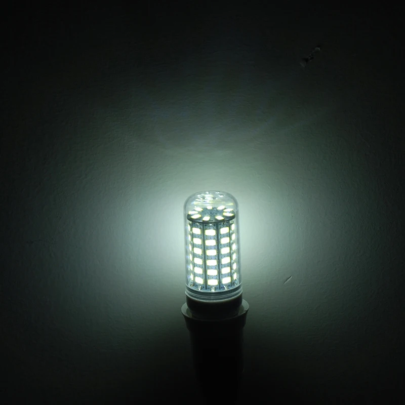 E14 15W 69 LED 5730 Chip SMD Corn Light Bulb Lamp With Cover Pure White Home Decor #4d09 (1)