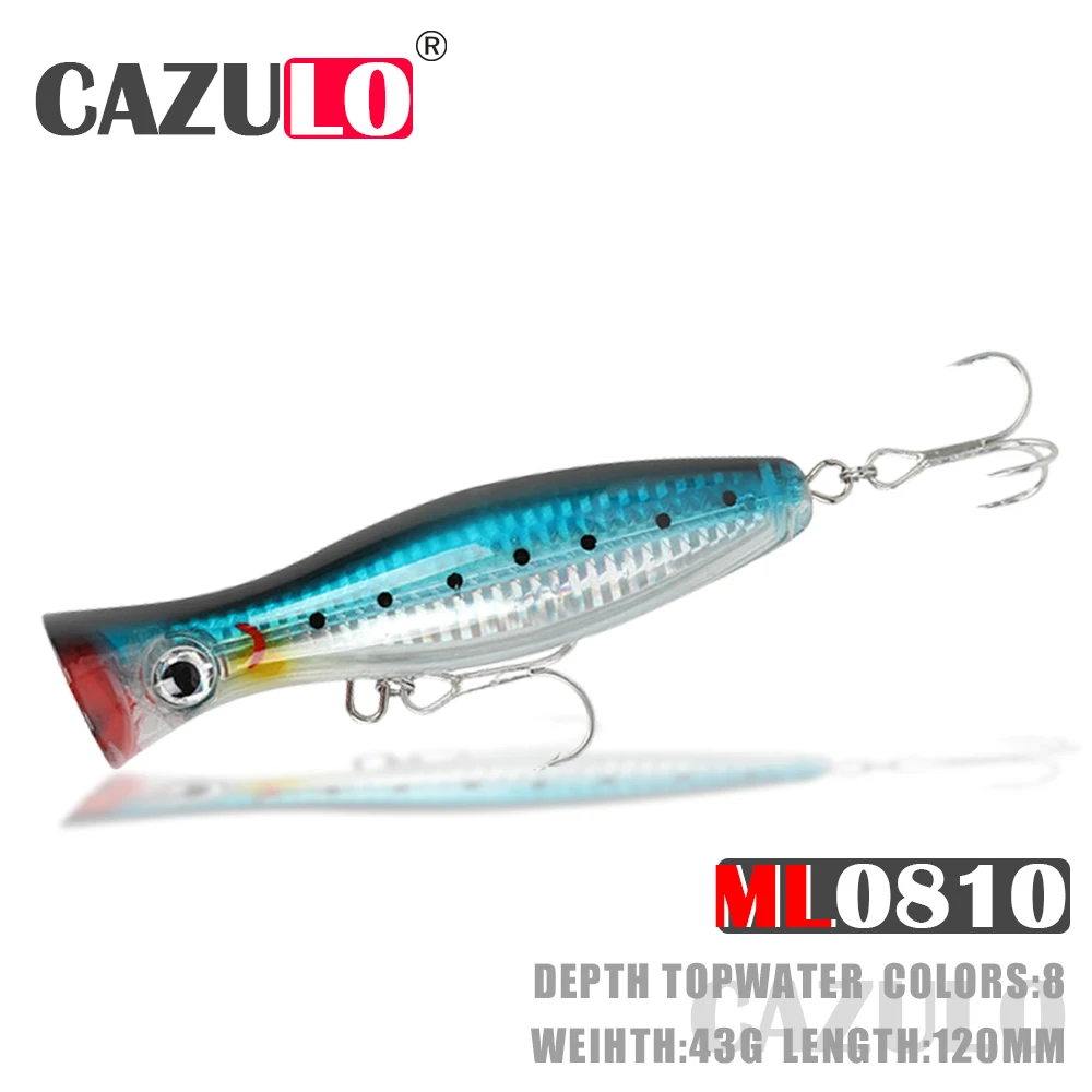 1pcs Big Popper 42.5g 12g Balancer Fishing Lure Hard Bait Isca