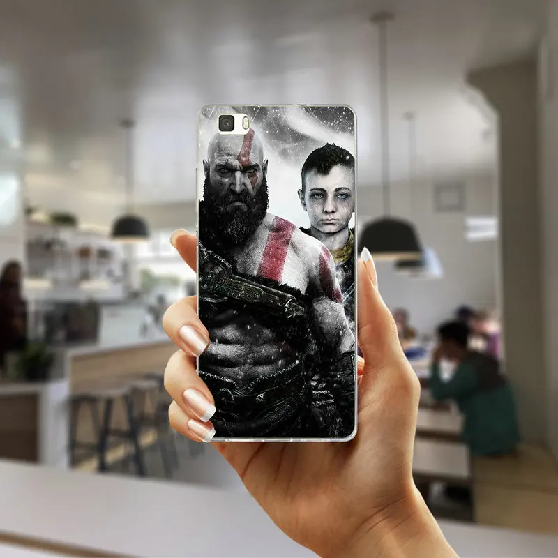 Picture 1 Мягкие ТПУ прозрачные чехлы для телефона чехол для Huawei Mate 9 10 20 Y3 Y5 Y6 Y7 Y9 Lite рro рrime Бог войны 4 - Цвет: Picture 1
