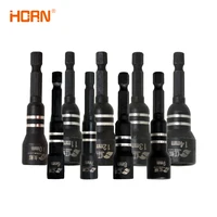 3/4/6/9pcs Hex Magnetic Socket Wrench Socket Electric Drill Tool Accessories Auto Repair Tool Impact Extension & Socket Adapter 1
