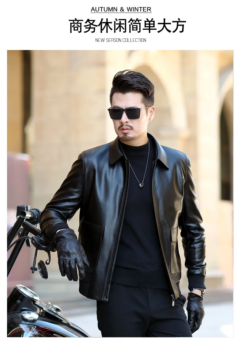 Fashion Men Winter Warm Faux Leather Bomber Jackets Thicken Wool Lining PU Leather Basic Coat Black Brown Outerwear Plus Size
