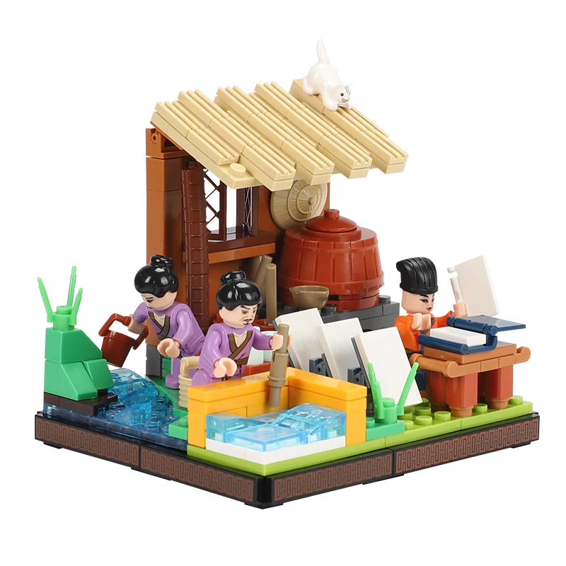 

Chinese Hall Of Fame Building Blocks Xingbao 01403 Chinese Historical Allusions Little Room Bricks Toys For Kids Christmas Gifts