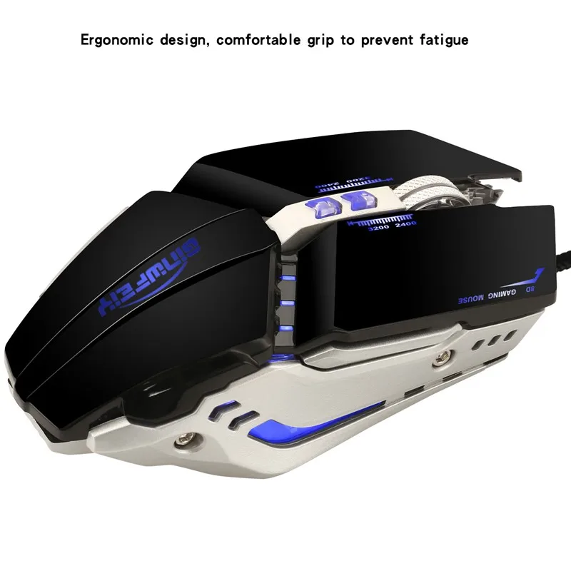 

ZL Computer Peripherals Game Usb Wired Laptop Mouse Practical Durable Computer Mouse