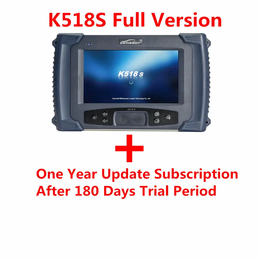 Lonsdor K518S ключевой программатор для всех моделей с регулировкой одометра без ограничения жетона обновление онлайн - Цвет: 180 day