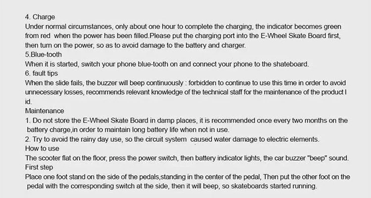 one wheel hoverboard electric skateboard self balancing scooter smart balance wheel 6.5 inch  (2)