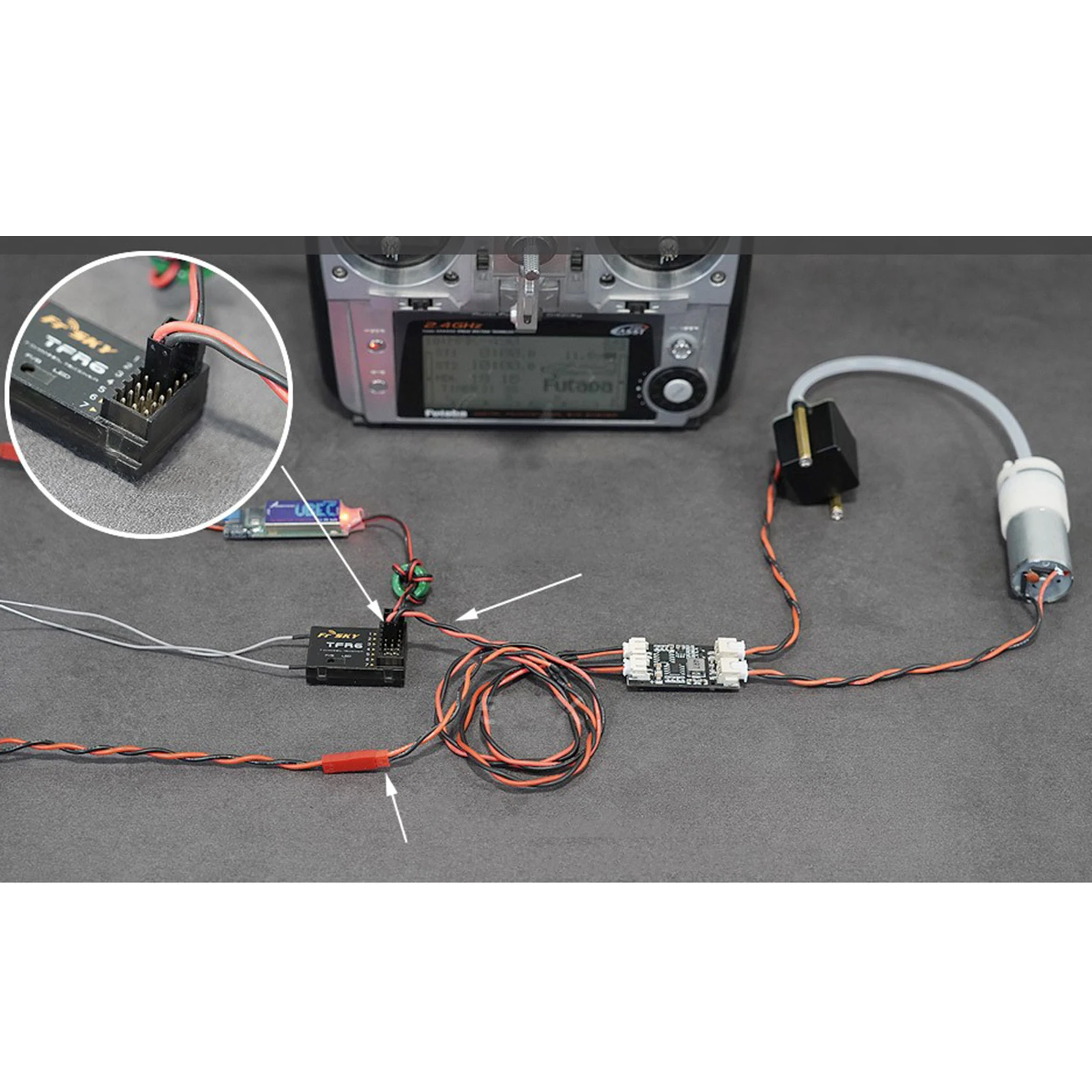 Smoke Generator 7.4V-11.1V for Trax-xas -4 1/10 RC Climbing Car Upgrade | Игрушки и хобби