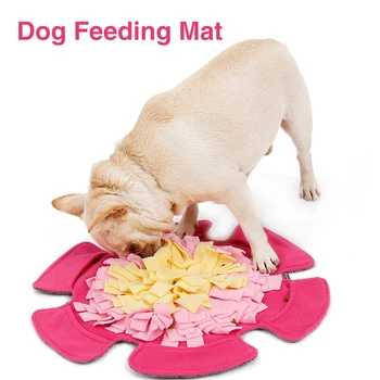 

Stress Release Home Sniffing Slow Food Nosework Blanket Dog Feeding Mat Washable Bedroom Pet Activity Smell For Foraging Soft