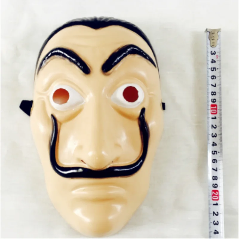 La casa de papel маска Dali Masque money heist реквизит для косплея вечерние пластиковые маски на Хэллоуин