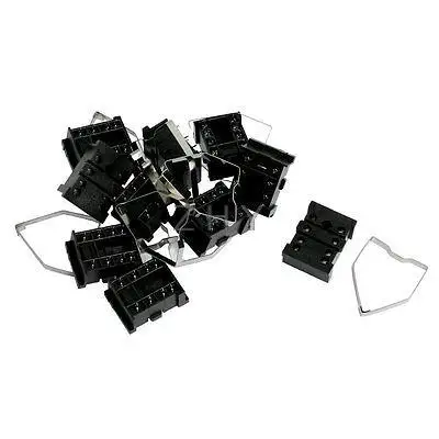 

10 Pcs 8 Pin Terminals PCB Mount Relay Socket Base 18FF-2Z-A2