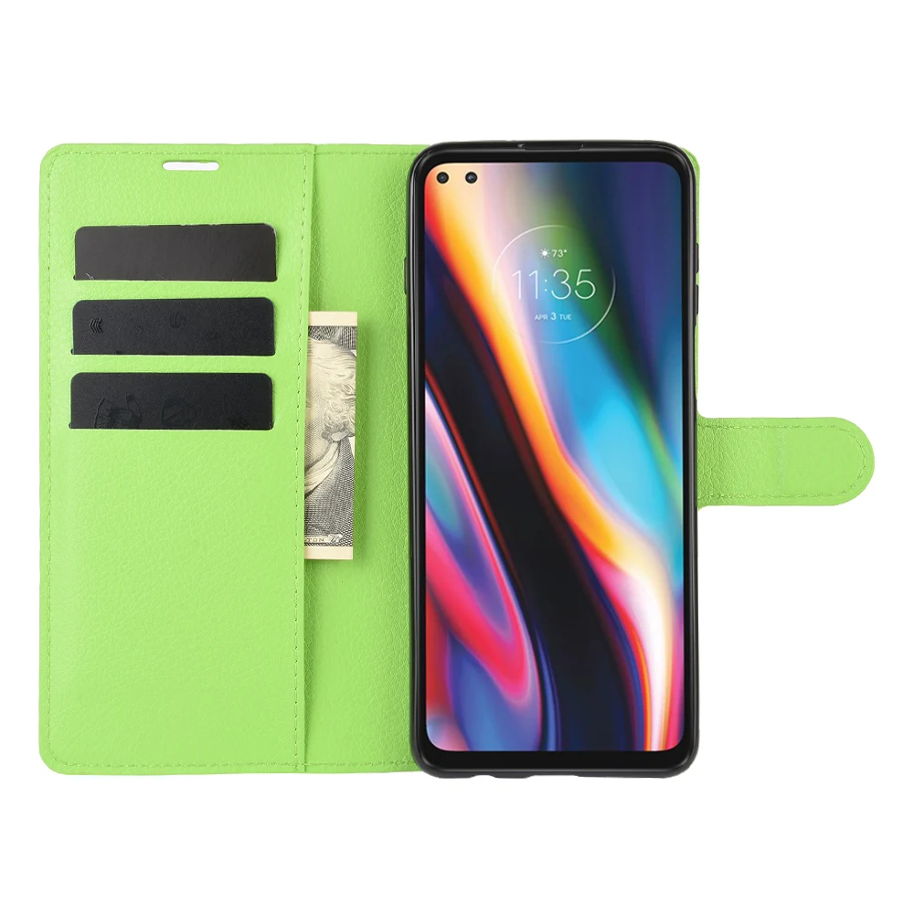 Motorola Moto G5S Hülle Im Brieftaschen-Design – Mit Standfunktion, Kartenfach & Magnetverschluss, Lederoptik