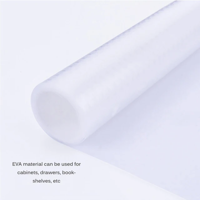 1pc Transparent Waterproof Eva Shelf Drawer Liner Cabinet Non Slip