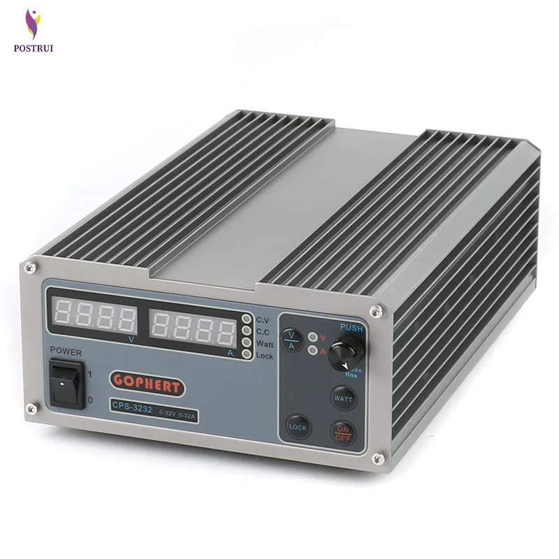 

CPS-3232 High efficiency Compact Adjustable Digital DC Power Supply 32V 32A OVP/OCP/OTP Laboratory Power Supply EU AU Plug