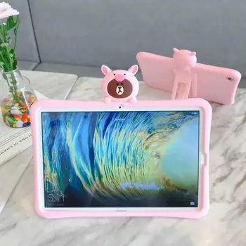 

Soft Silicone Stand Cute Case for Huawei MediaPad M3 Lite 8.0 Tablet Cases Animal Pattern Kid Cover for CPN-L09 CPN-W09 CPN-AL00