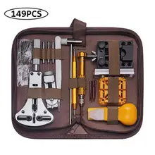 149 шт. набор инструментов для ремонта часов батарейка для часов сменный ремешок для часов набор инструментов для снятия пружинных стержней с чехол для переноски#30
