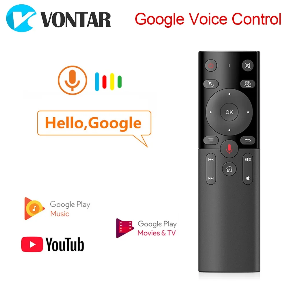 VONTAR H17 G20 голосовое дистанционное управление 2 4G Беспроводная воздушная мышь с ИК