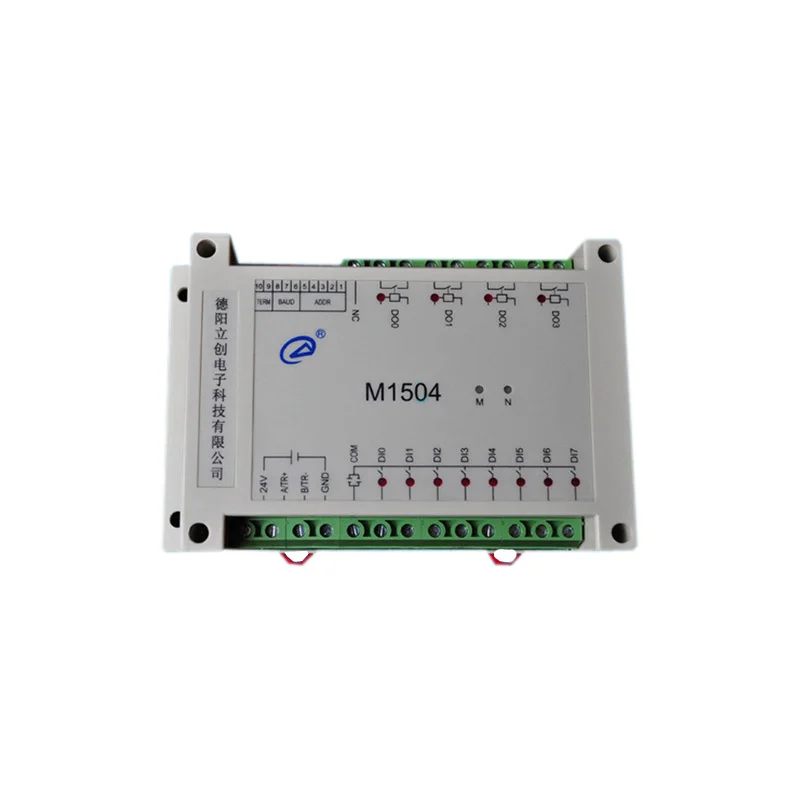 8-way Switching Input/4-way Relay Output RS485 Communication Changeable Combination Mode