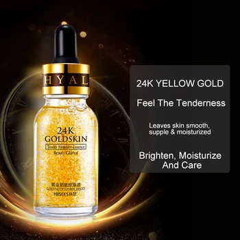 24k Gold Face Serum Anti Aging Face Serum Nicotinamide Moisturizer Essence Whitening Cream Anti Wrinkle