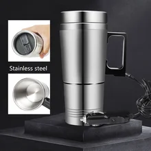 300 мл, 12 В/24 В, подогрев в машине, чашка из нержавеющей стали, термос, чайник для путешествий, кофе, чая, молока, подогрев, кружка, мотор, нагреватель горячей воды