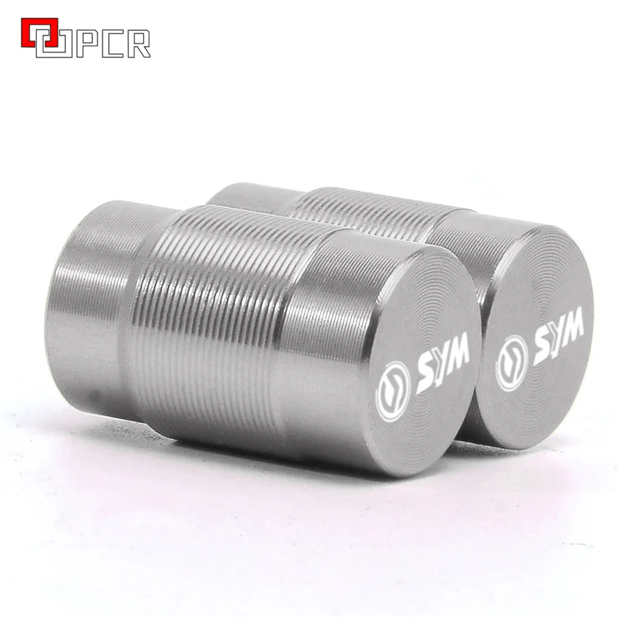 Titanium CNC вентиль шины колеса крышки для SYM JOYMAX Z 125/250/300 MAXSYM 400i 600i TL500 CRUiSYM 300 GTS 300i T2 T3 Joyride 200 - Цвет: Titanium