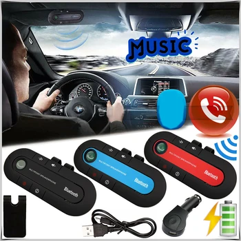 

Wireless Bluetooth Hands Free Speaker Car Kit Visor Clip Smart Phone Mobile MP3 Music Player