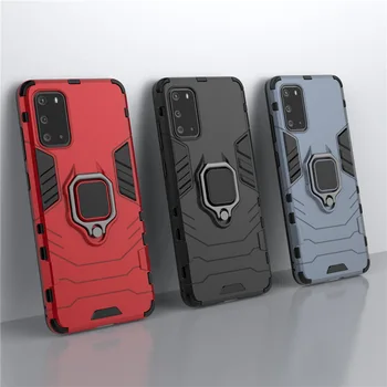 

50pcs Magnet Suction Armor Hard Case Cover Stand For Samsung Galaxy S20 Ultra Note 10 Lite A01 A11 A21S A31 A41 A51 A71 A81 A91