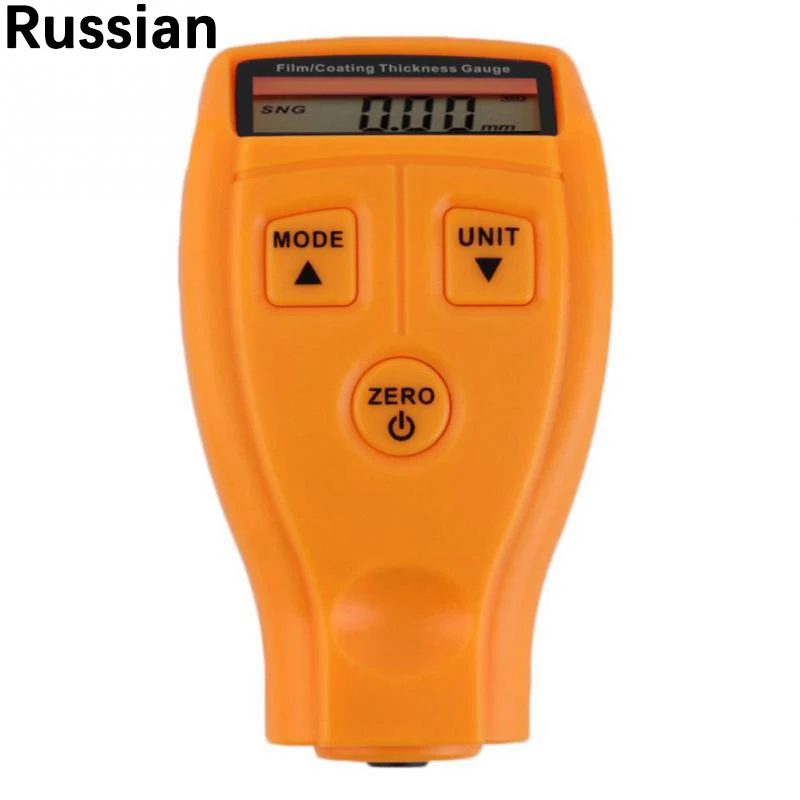 GM200 Russian Русский GM200 покрытие краски ing толщиномер тестер пленка покрытие автомобиля измерительный прибор краски поверхностные измерительные приборы измерительный метр GM200A - Цвет: GM200 Russian
