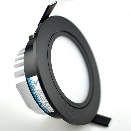 조도 조절식 LED COB 스포트라이트 천장 램프 AC85-265V, 알루미늄 오목 다운라이트, 원형 패널 조명, 실내 조명, 5w7w9w12w15w18w 4