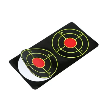 

50 Pcs Fluorescent Target Sticker Paper Self Adhesive Targets Slingshot Paintball Shooting Training Accessories For Airsoft 2019