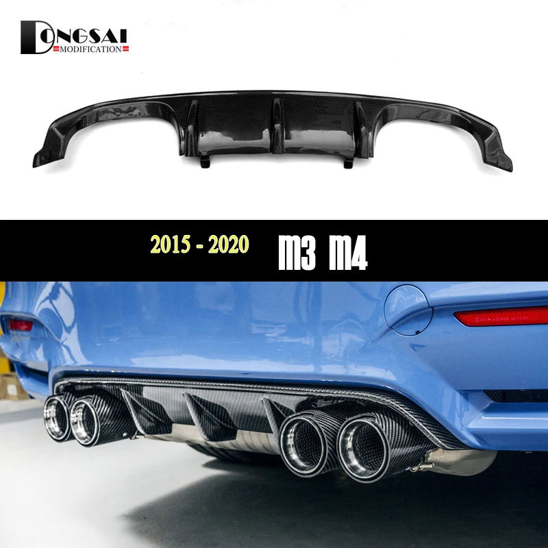 

for BMW 2015 - 2020 F80 M3 F82 F83 M4 Carbon Fiber Rear Diffuser