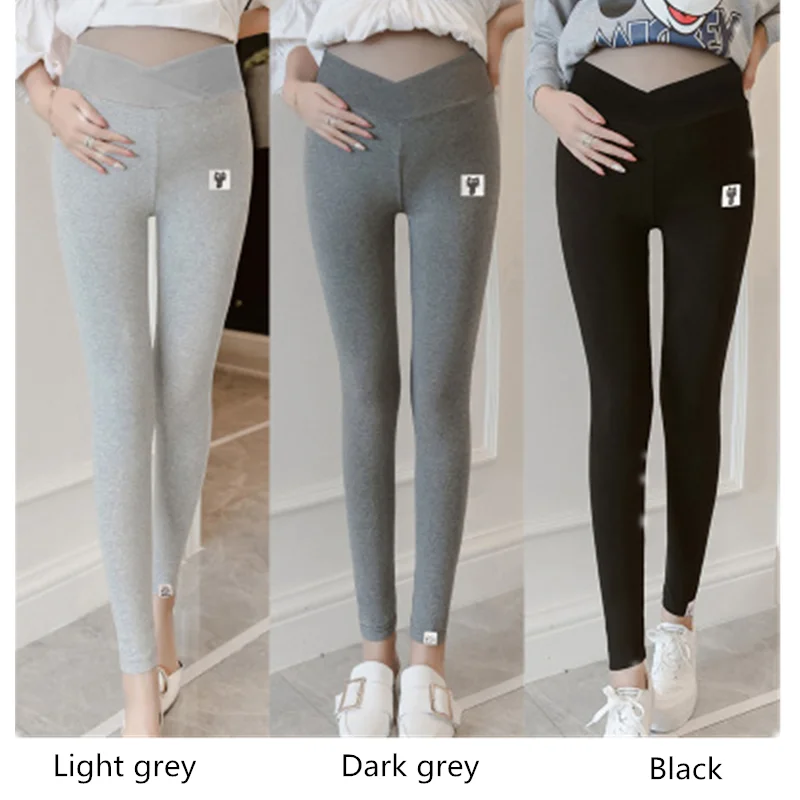 black skinny maternity trousers
