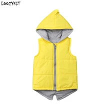 Г. Осенне-зимняя теплая куртка для маленьких мальчиков и девочек, пальто детское пальто с героями мультфильмов, жилет без рукавов с капюшоном, верхняя одежда, толстовки детская одежда