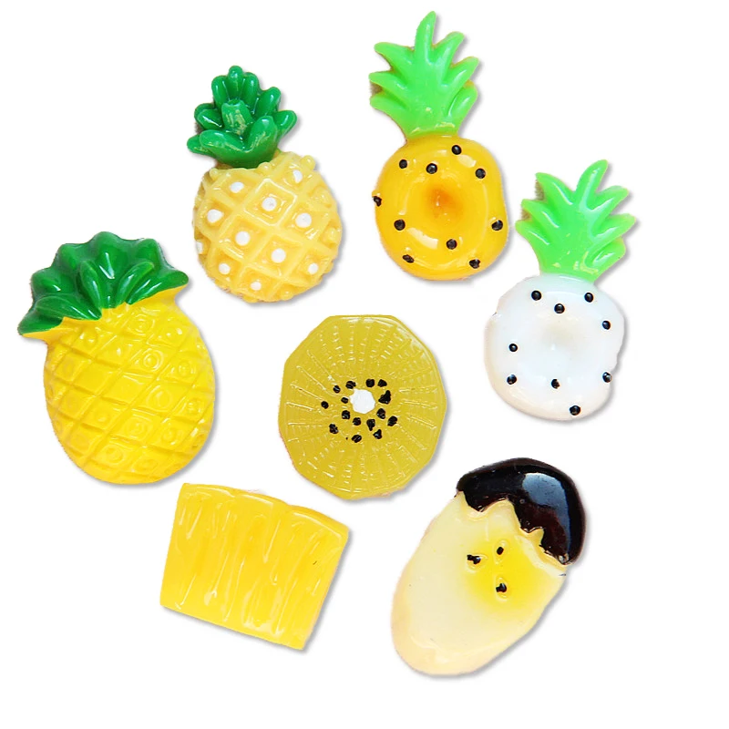 

10Pcs 3D Simulation Pineapple Banana Fridge Magnets DIY Fruit Refrigerators Magnetic Sticker Home Decoration Refrigerator Magnet