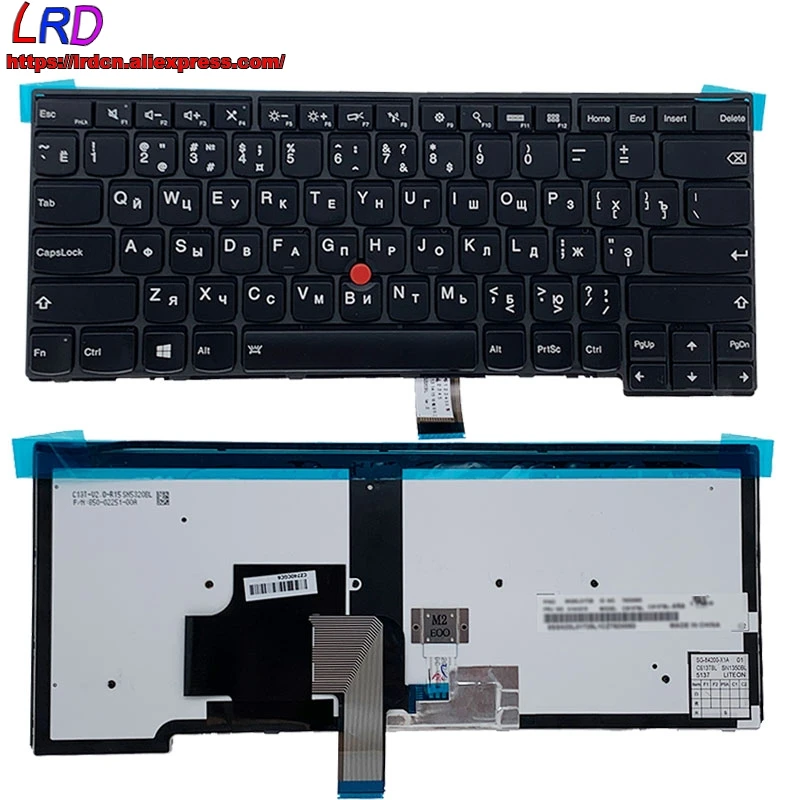 Клавиатура с подсветкой для ноутбука Lenovo Thinkpad T431S T440 T450 T460 T440S T450S T440P 01AX333 |