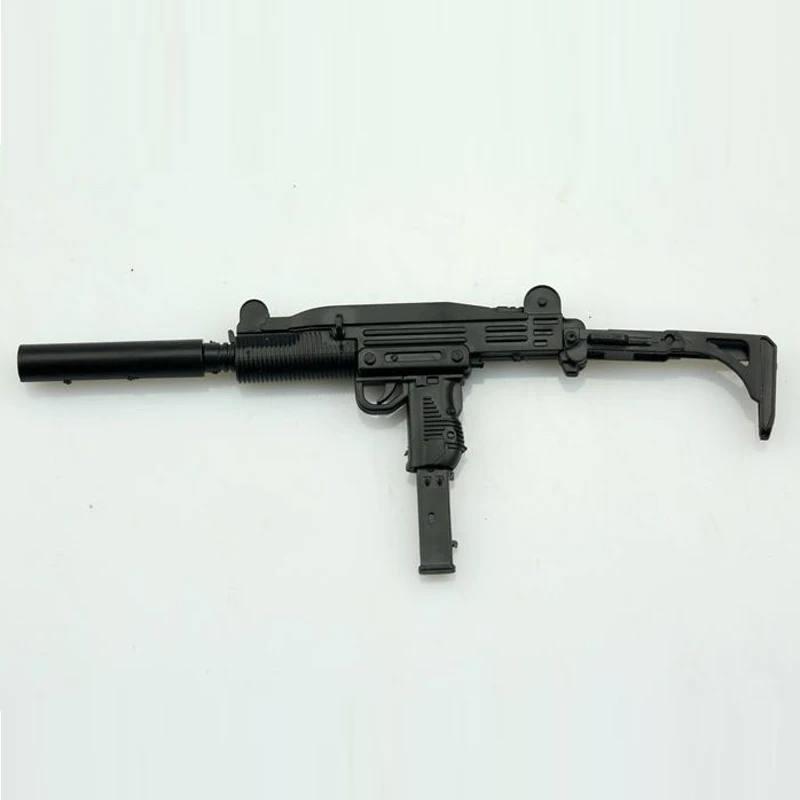 

1:6 scale UZI Submachine Gun Plastic Assembled gun Puzzle Model For 12" Soldier Military Weapons Building Blocks kid collocation