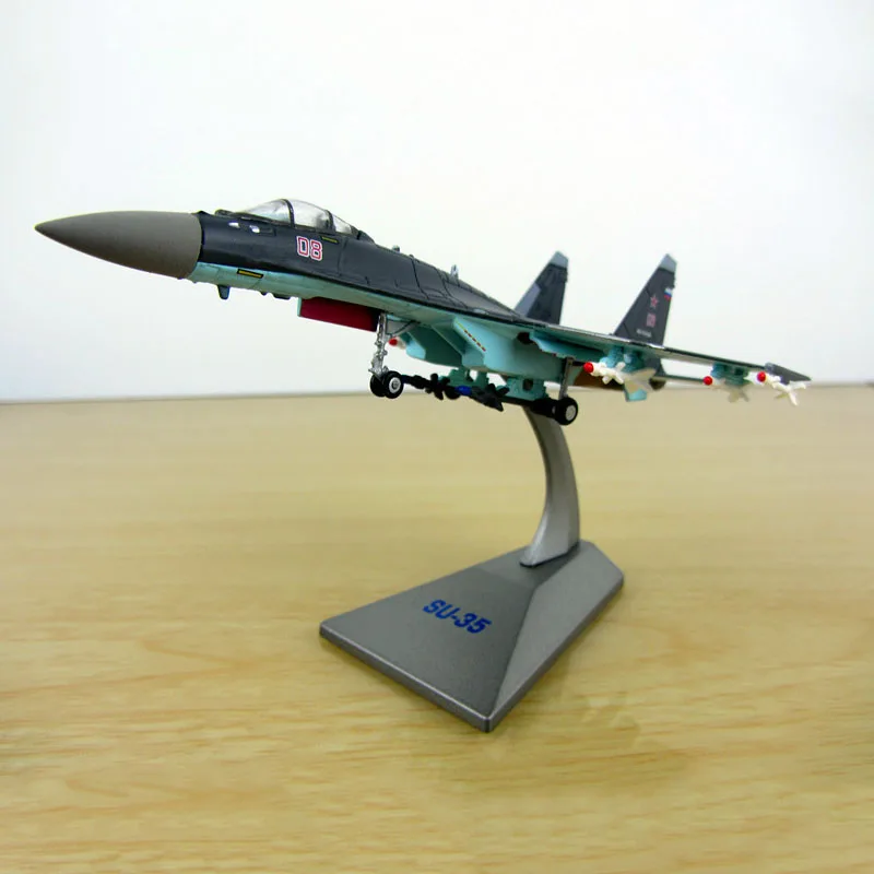 Billige 1 144 Skala Sowjetunion Navy Armee Su35 Kämpfer Flugzeug Russland Flugzeug Modelle Erwachsene Kinder Spielzeug F Display Sammlung Kid